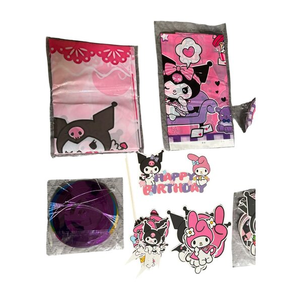 Kuromi Birthday Party Decorations Tableware Set Plates Balloons - Picture 4 of 5